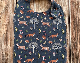 Adult Bib for Man - Adult Bib for Woman - Hook and Loop Bib - Senior Bib - Handicap Bib - Terry Cloth - Clothing Protector - Snap Adult Bib