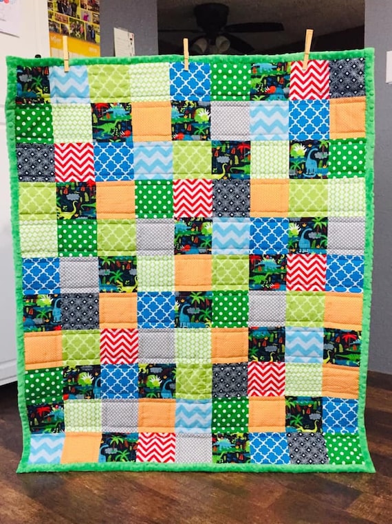 dinosaur baby blanket