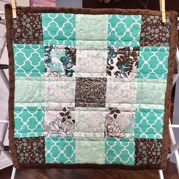 Baby Blanket Soft Minky Blanket Cotton Fabric Baby Etsy