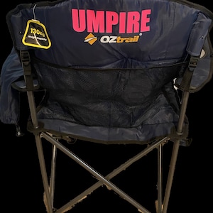Personalised Camping Chair with Name – Custom Folding Outdoor Chair – Gift for Dad – Father’s Day Beach, Picnic, Camping Chair with Cup Hold
