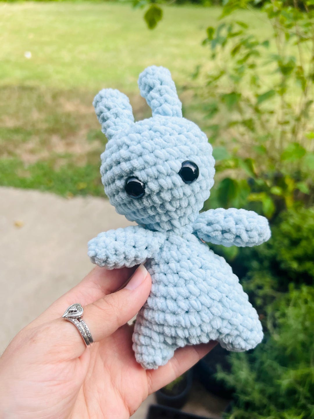 Blue Alien Plushie L Alien Stuffy L Amigurumi Alien Plushie L Handmade ...