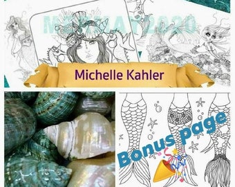 Mermay 2020 Coloring Pages Bundle (Printable)