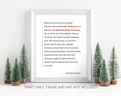National Lampoon 39 s Christmas Vacation - Clark 39 s Speech - 11x14 Christmas Holiday Home Decor Poster Sign - Griswold Movie Quote