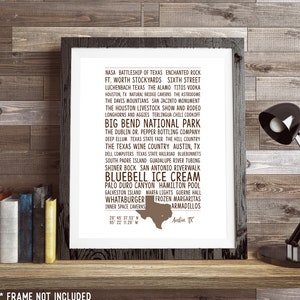 Texas, Texas Proud, Custom Texas Sign, Personalized Texas, Texas Decor, Texas Art, Custom GPS Coordinates, Special Place, GPS, Austin Texas