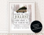 National Lampoon 39 s Christmas Vacation Sign, CUSTOM PERSONALIZED GPS, Jolliest Bunch of Assholes - 11x14 Christmas Holiday Home Decor Poster
