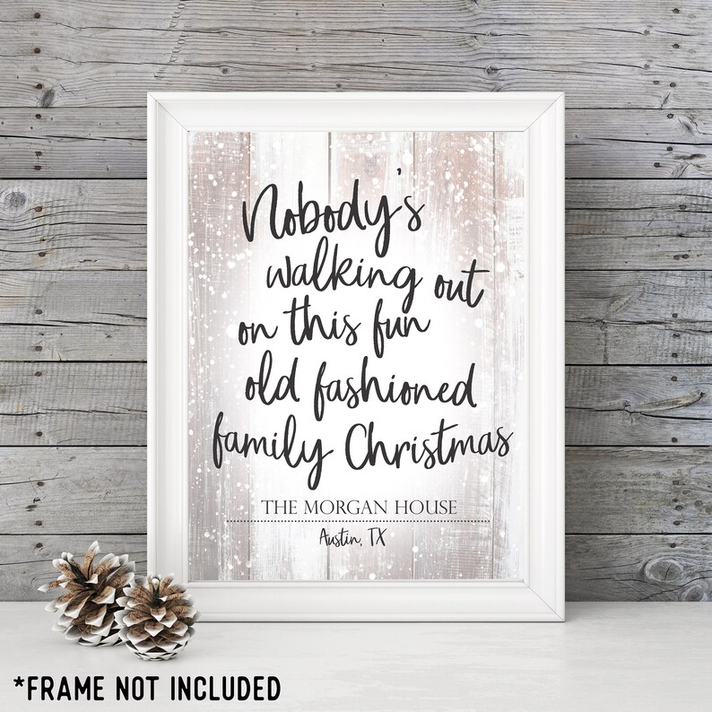 National Lampoon's Christmas Vacation Sign CUSTOM Etsy