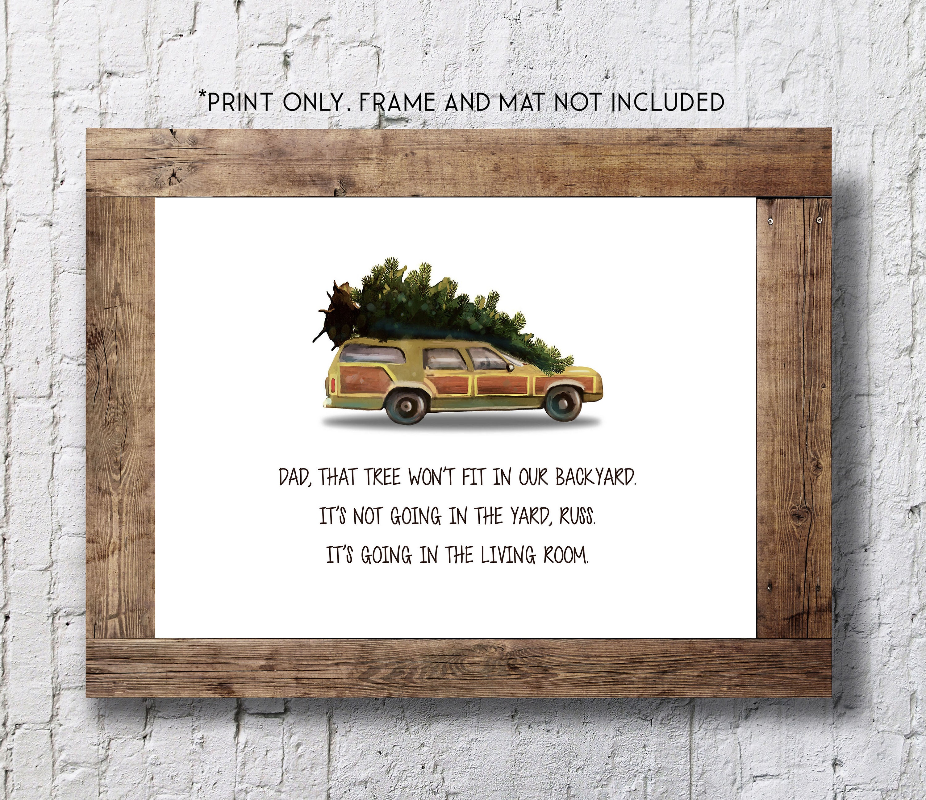 Christmas Vacation Tree Quotes National Lampoon's Christmas Vacation The Christmas Tree | Etsy