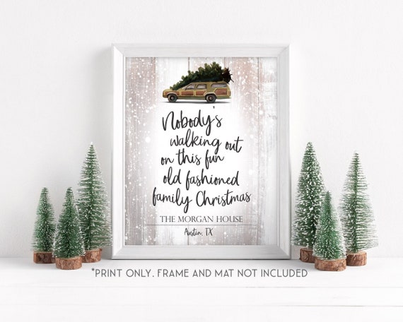 National Lampoon S Christmas Vacation Sign Custom Etsy