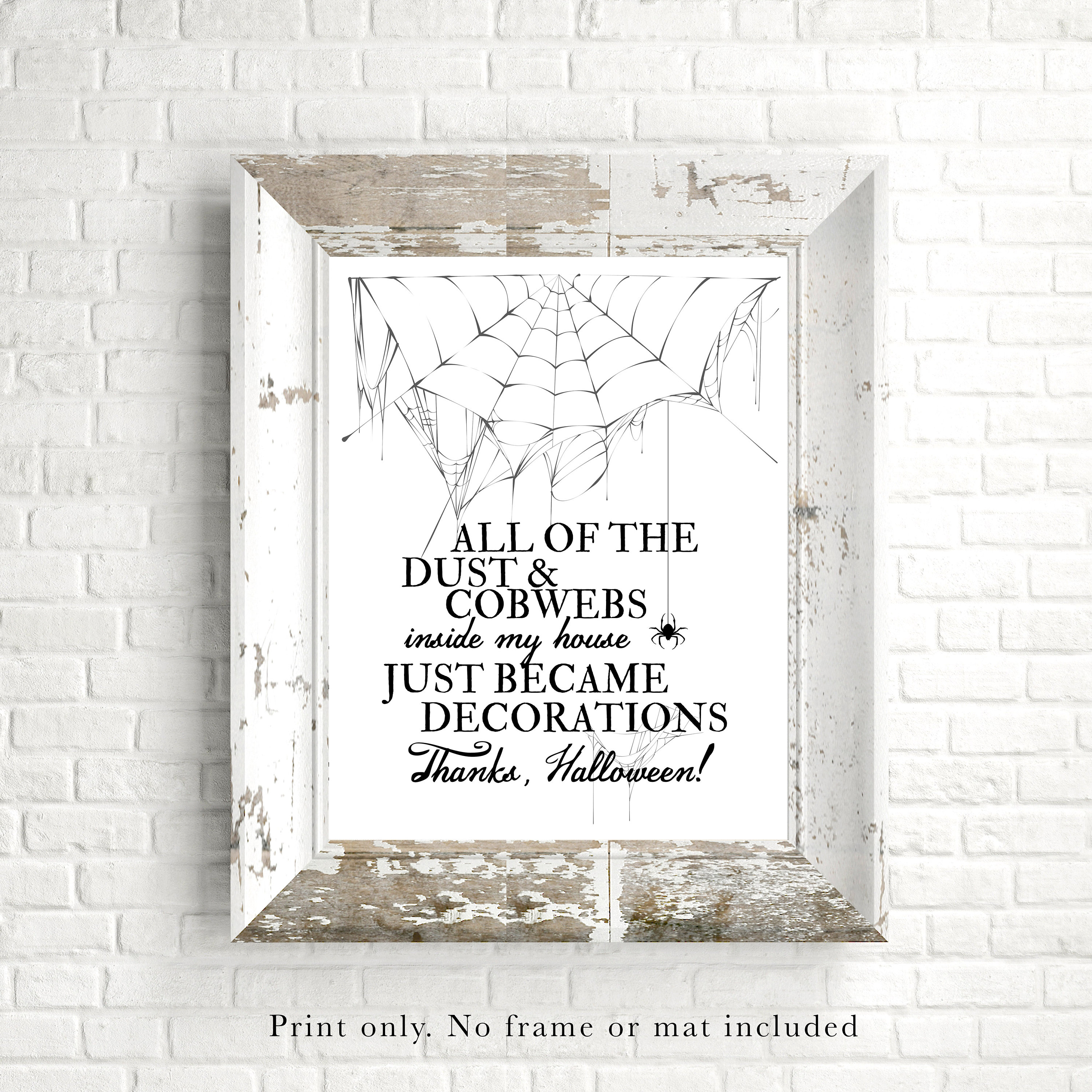 All of the Dust and Cobwebs in My House Just Became Halloween Etsy