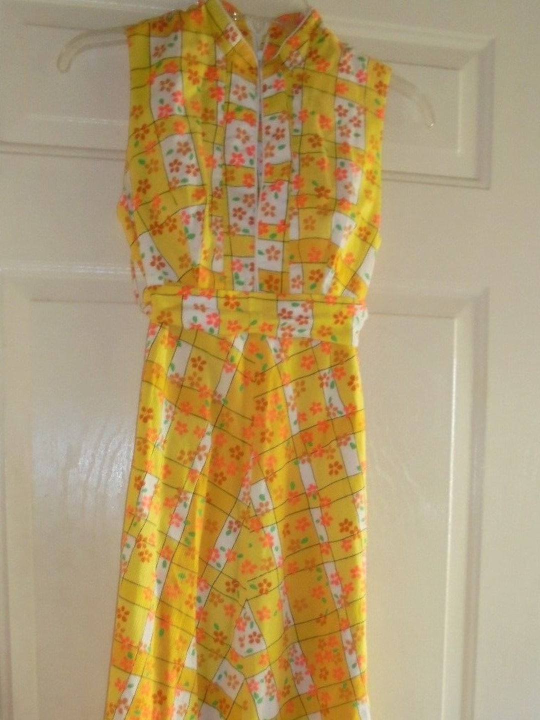 Vintage Hilda Hawaii Dress Super Cute Great Condition Floral Print, Front Zipper, Back Tie Etsy