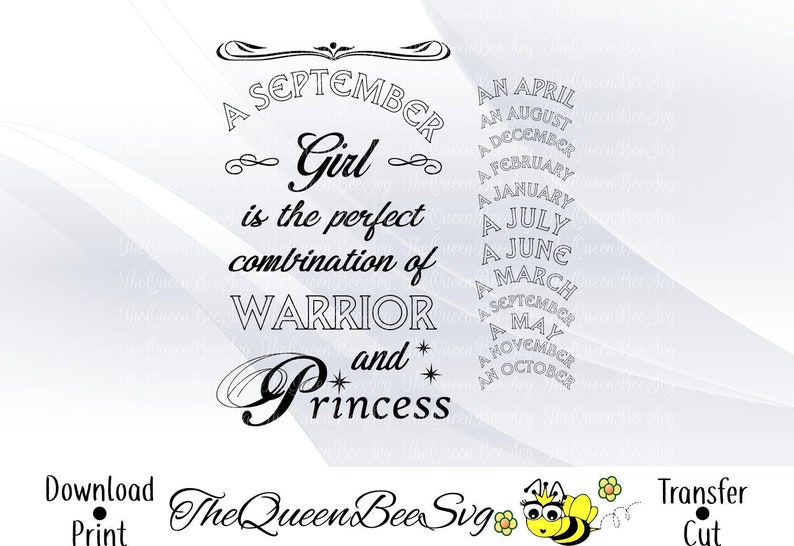 Download Warrior and Princess month shirt svg files for cricut | Etsy