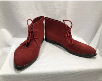 red desert boots womens