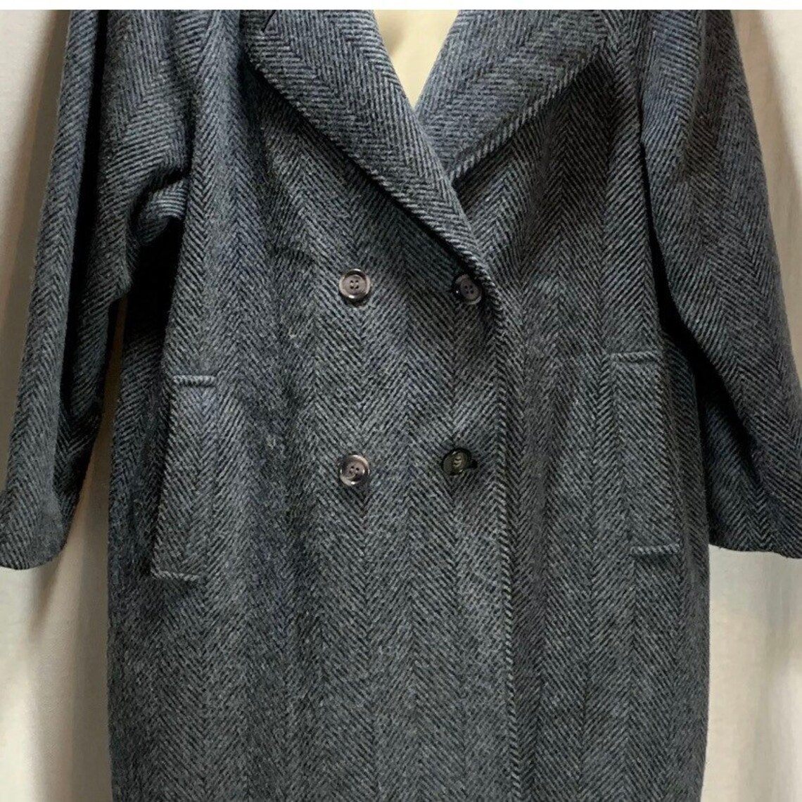 Vintage Luba Paris Coat Winter Wool & Leather Satiny Liner - Etsy Canada