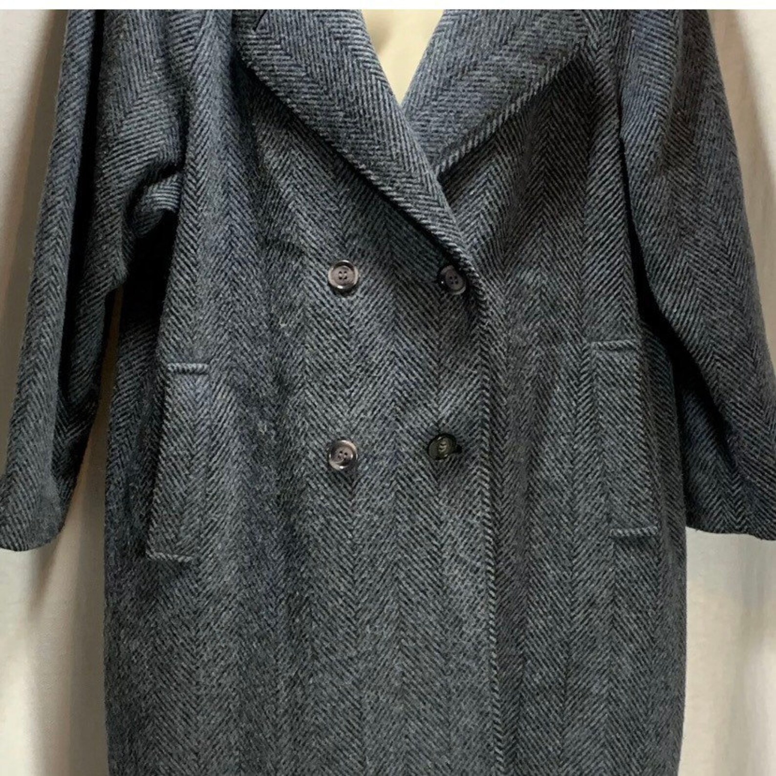 Vintage Luba Paris Coat Winter Wool & Leather Satiny Liner Etsy Canada
