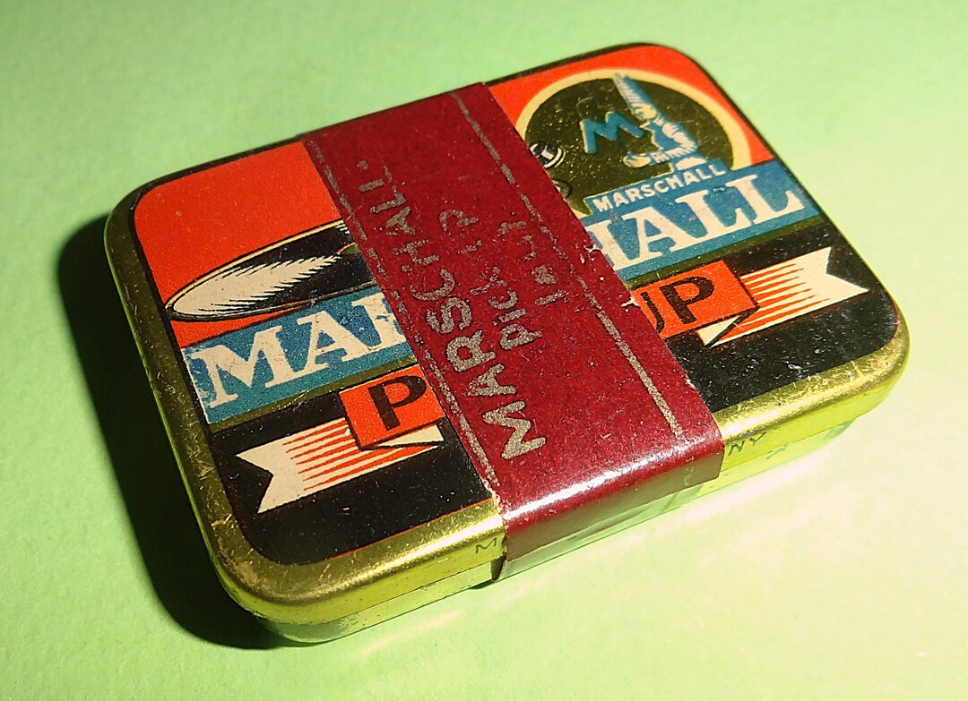 Vintage MARSCHALL GRAMOPHONE NEEDLE Tin 1950's, German Marschall ...