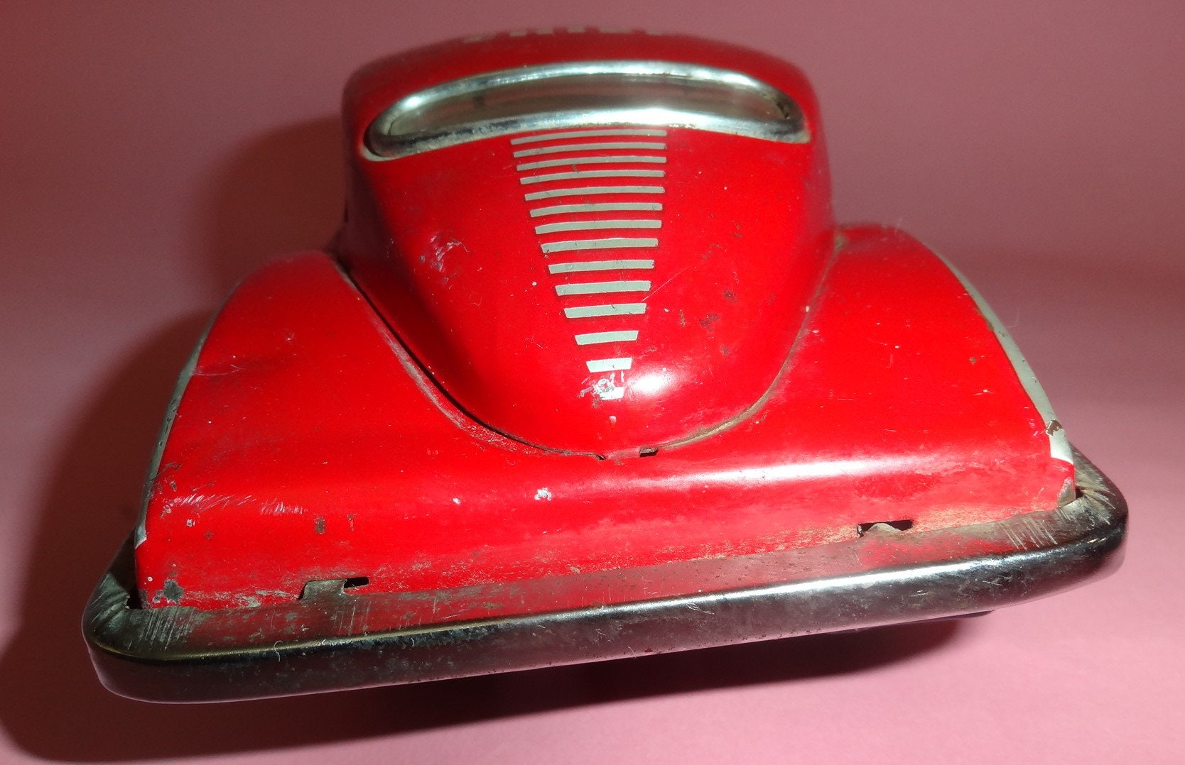 Vtg CHIEF FIRE F.C. ME 627 Tin Metal Litho Car Battery Op