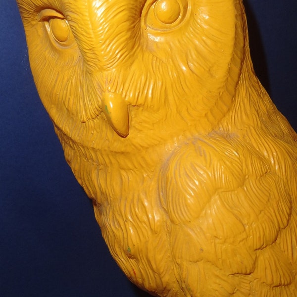 OLYMPIC GAMES 2004 OWL by Ottmar Horl, Big Collectible Olympiade Yellow Owl Sculpture Figure, Olympic Games Mascots, Olympic Games Owl Gift