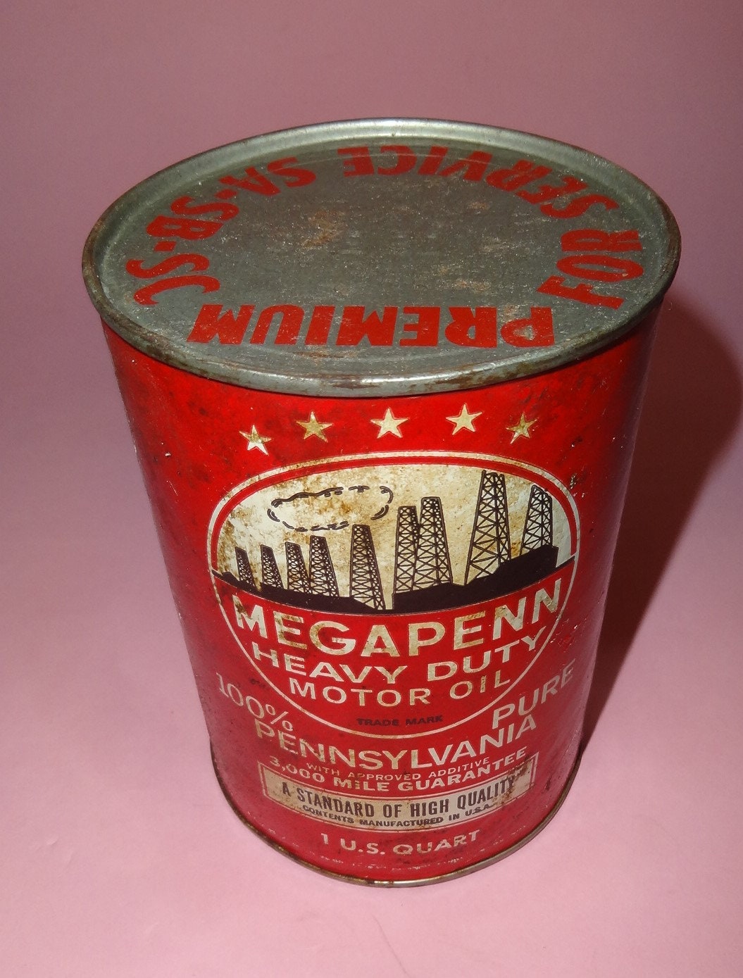 Old Metal Oil Can -  Canada