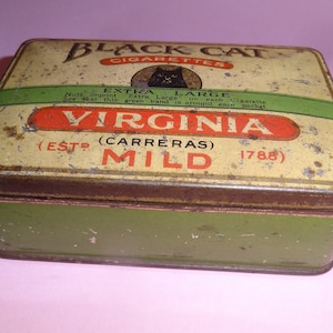 1930s Can of Cigarettes