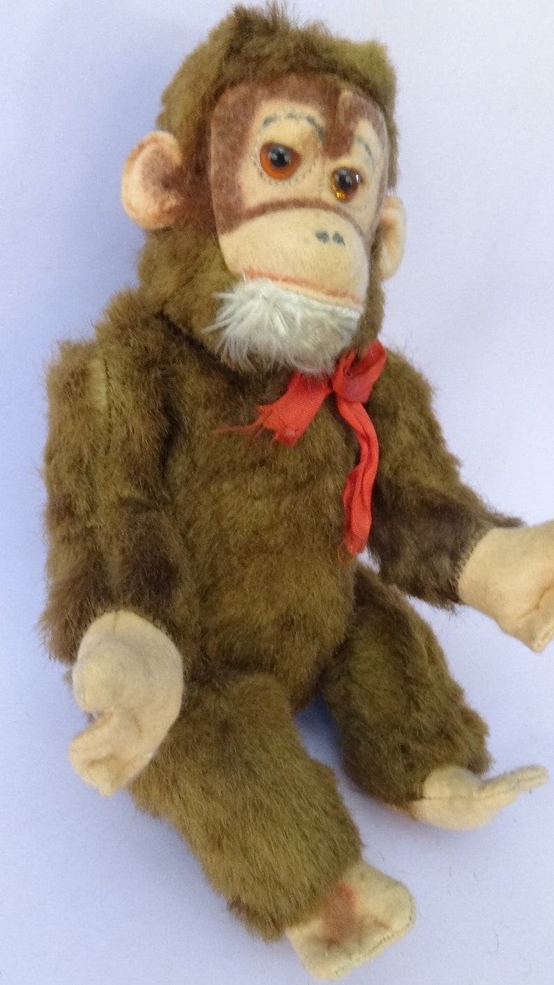 vintage monkey stuffed animal