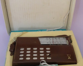 Portable 8-TRANSISTOR Truetone 1960's, Old Portable Transistor 2-Band Reception DC 3280 Western Auto Supply Kansas US in Original Box