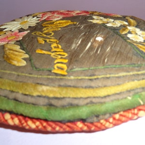 Vtg HANDMADE PHOTOGRAPHY PILLOW Gift, Photographer&#39;s Pillow Cushion Gift, Greek Embroidered Pillow, Greece Photographer&#39;s Decor Pillow