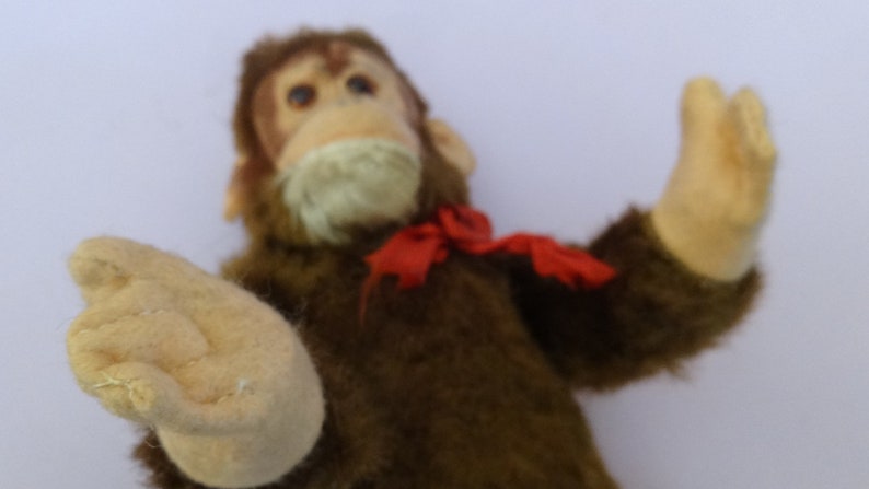 stuffed chimpanzee vintage