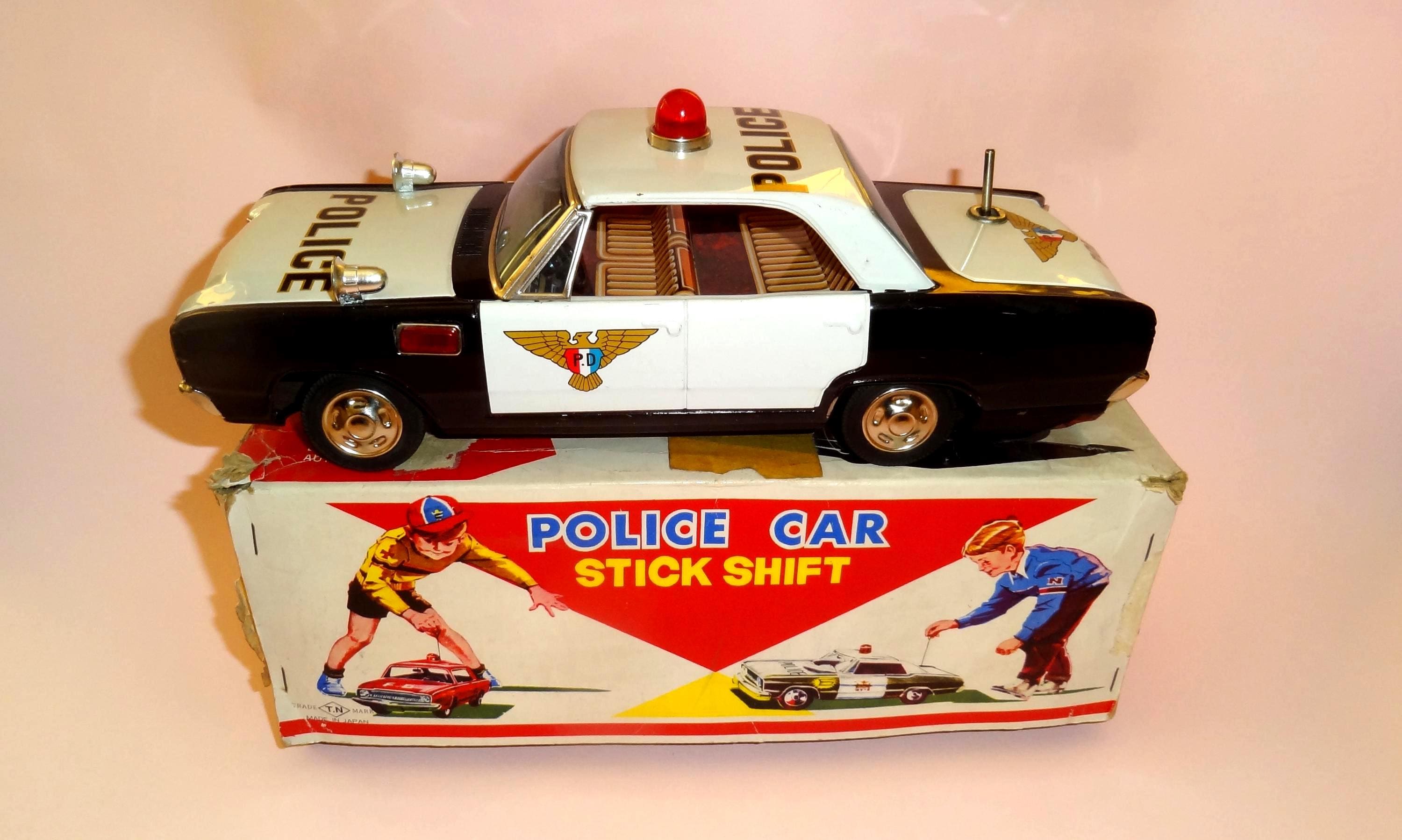 Old tin police car - Etsy 日本