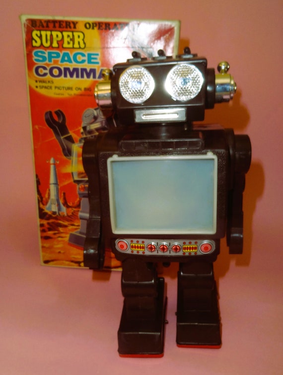 Vtg SUPER SPACE COMMANDER Robot B/O by S.H. Horikawa Japan Vtg SUPER SPACE COMMANDER Robot B/O by S.H. Horikawa Japan