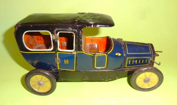 Antique 1930's MATTHIAS HESS Tin Limousine Car, Germany German