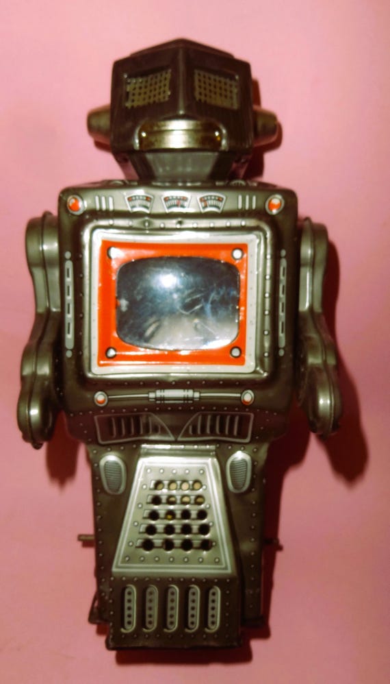 Vtg HORIKAWA MARS KING Tv Space Robot B/O by S.H. Japan (for