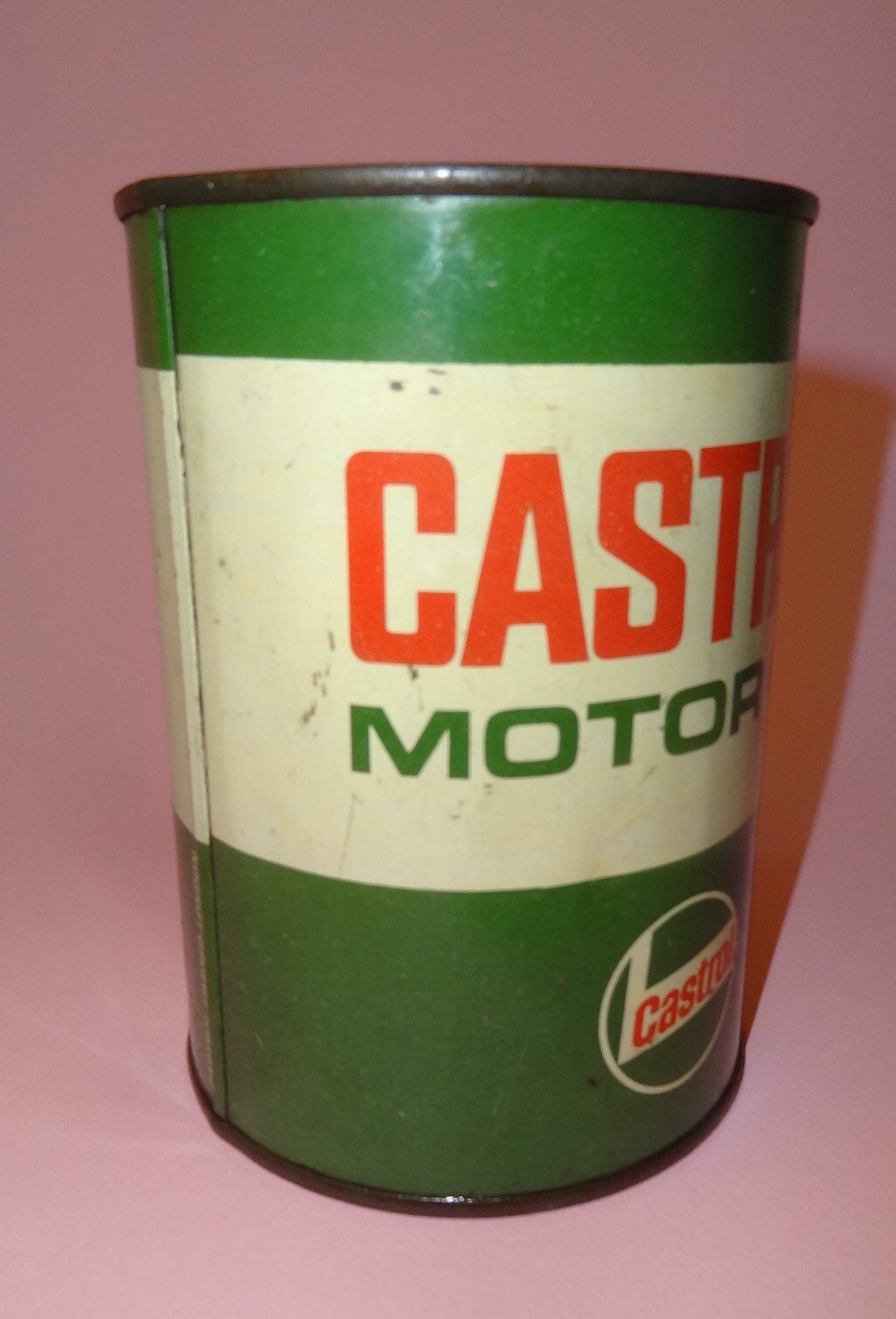 CANETTE POMPE A HUILE CASTROL pièces Austin Mini (av 2001)