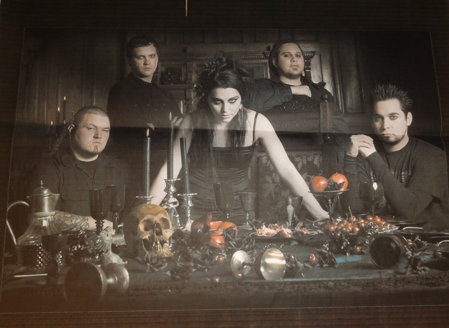 ORIGINAL EVANESCENCE POSTER Live Concert Rock Metal Band 2007 ...