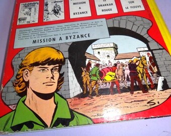 Vintage TIMOUR d'ARMOR fransk barnbok 1962, Frankrike barnserieläsningsbok 1960-talet original sällsynt!