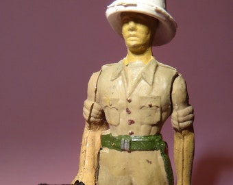 Greece PAL AOHNA ATHENA Soldier, Greek Toy Soldier, Vintage Pal Soldier, Pal Athena Toy Figure, Vintage 1980&#39;s Athena Soldier