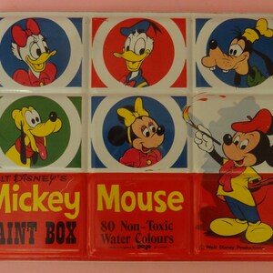 Mickey Paint Box - Etsy