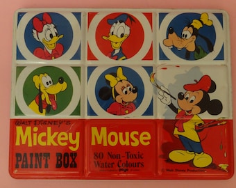 Vintage Mickey Mouse Paint Box 1928–1978 – Disney 50th Anniversary