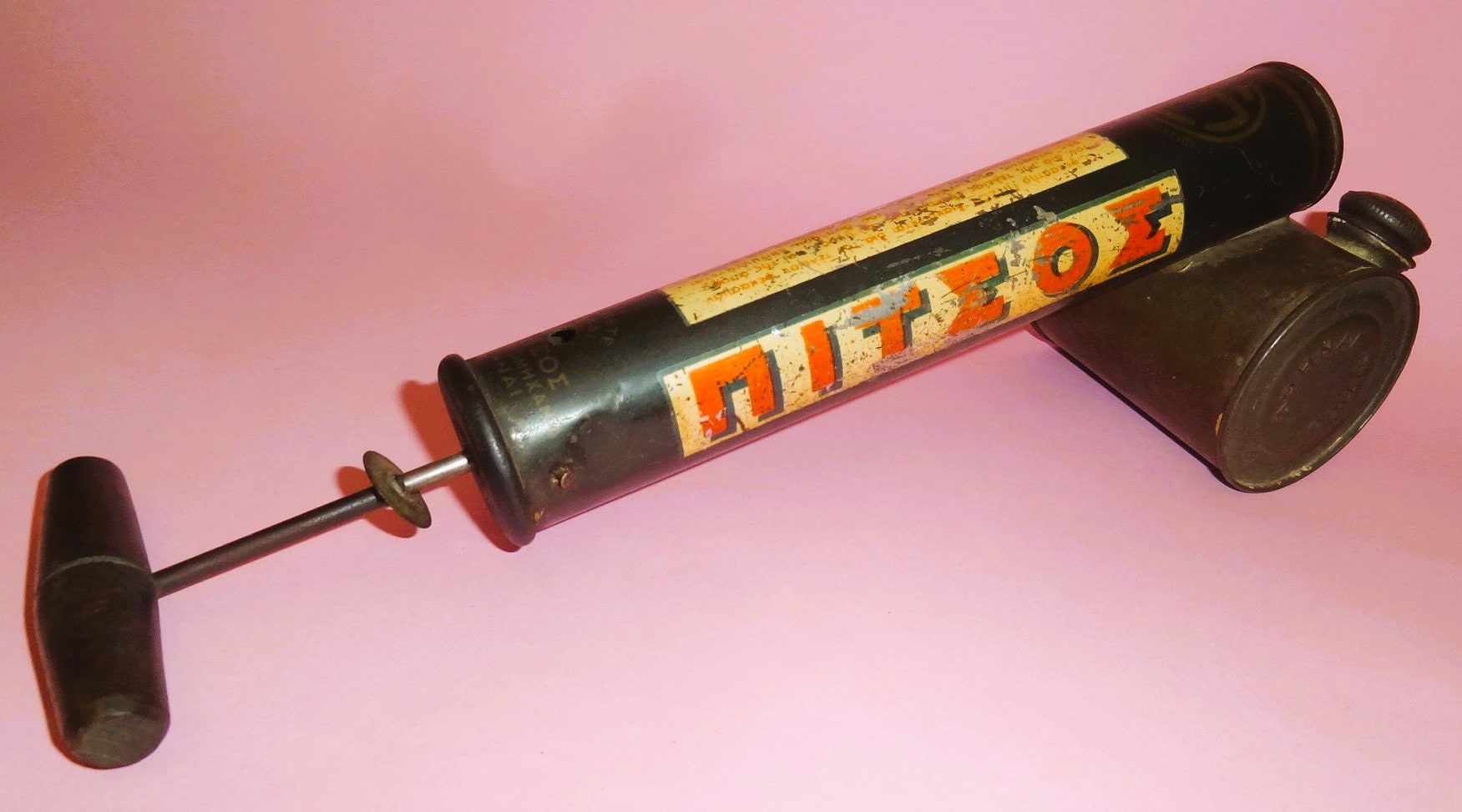 虫よけポンプ「ピトソス」ギリシャ 1950年代、古いコレクターズ 