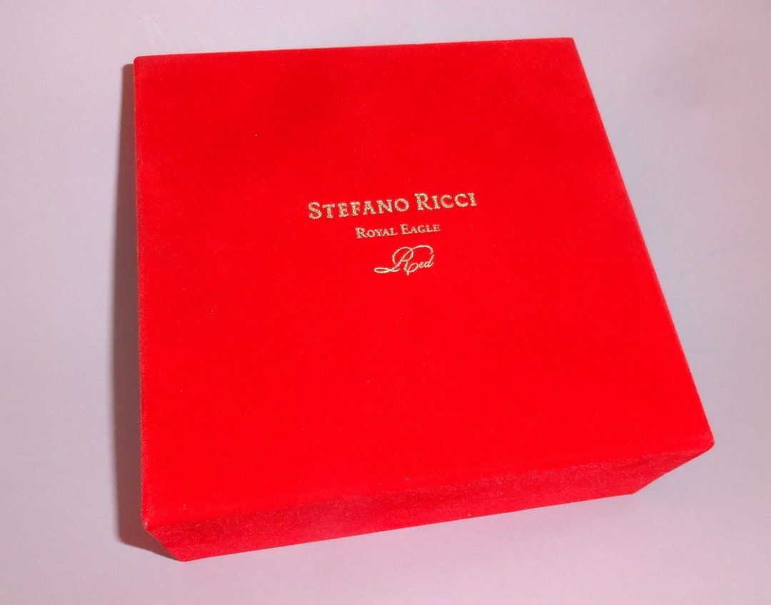 STEFANO RICCI PERFUME Royal Eagle Red Only Box Stefano Ricci Red Black Velvet Set Gift Box Rare Big Perfume Gift Box de Stefano Ricci Etsy Mexico