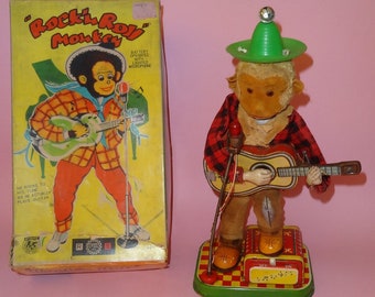 Vtg ROCK N ROLL Monkey 12
