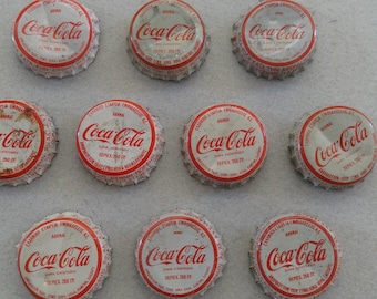 シルバーカラーのコカコーラボトルキャップ25個 - Etsy 日本