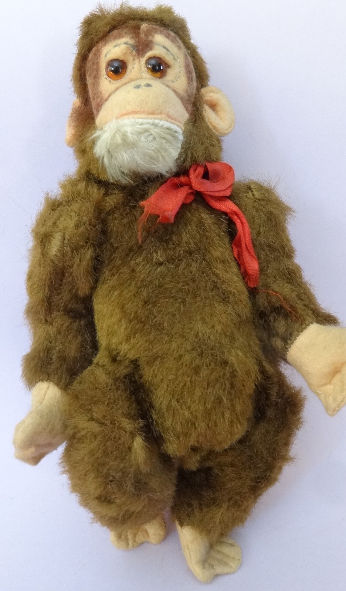 Vtg STUFFED MONKEY DOLL 1960's Steiff Plush Jointed Etsy