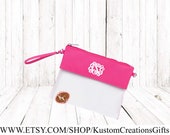 Monogram Clear Stadium Purse, Clear Crossbody, Purse for Football, Game Day Purse, Stadium Bag, Clear Bag