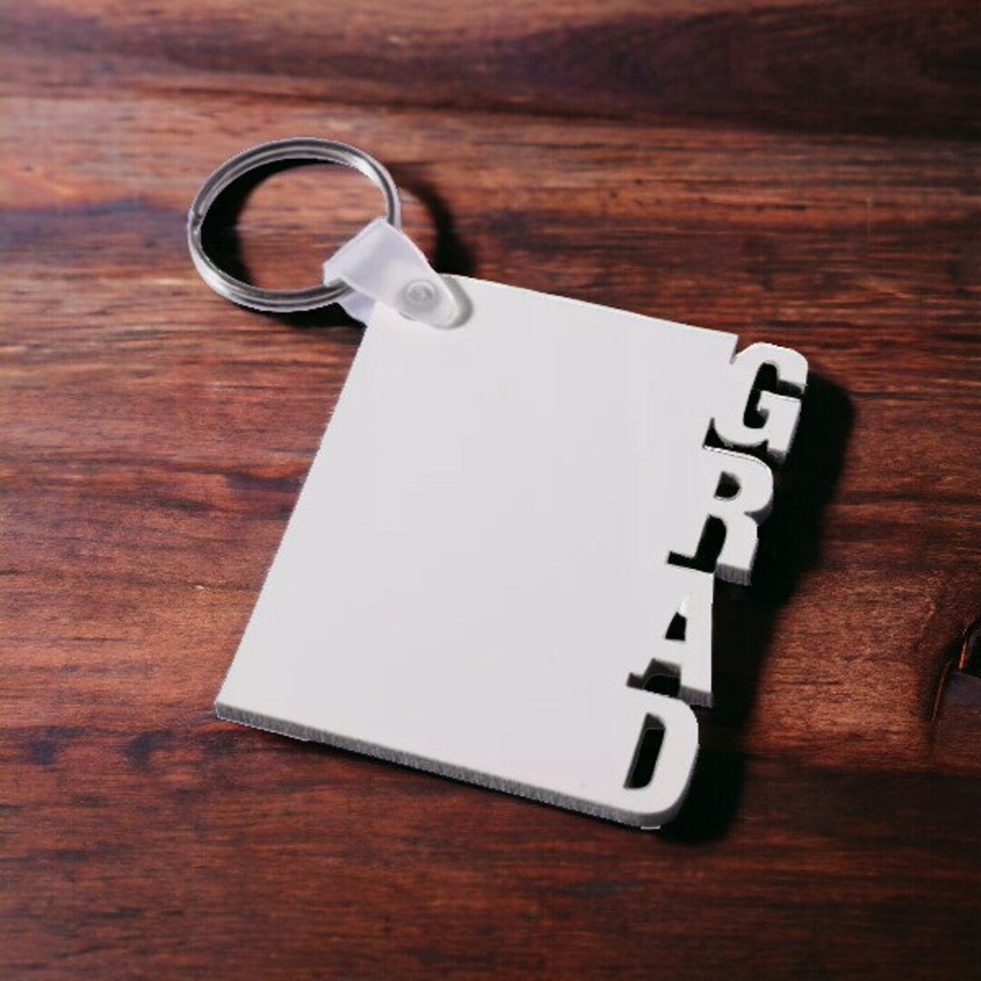 Grad MDF Keychain Blank - Etsy