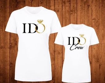 Regalo de ducha nupcial, tribu de novia, camisas de despedida de soltera, equipo, camisas de fiesta de novia, camisa de novia, novia a ser, regalo de dama de honor