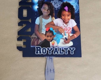 Graduation Sublimation Fan Printed,  2023 Sublimation Fan, MDF Paddle Fan, Fan Photo DIY Gifts, Memorial Fans