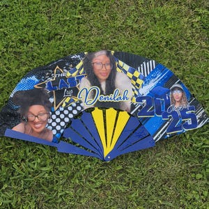 Custom Clacking Fan, Graduation Fan, Wedding Fan, Babyshower Fans