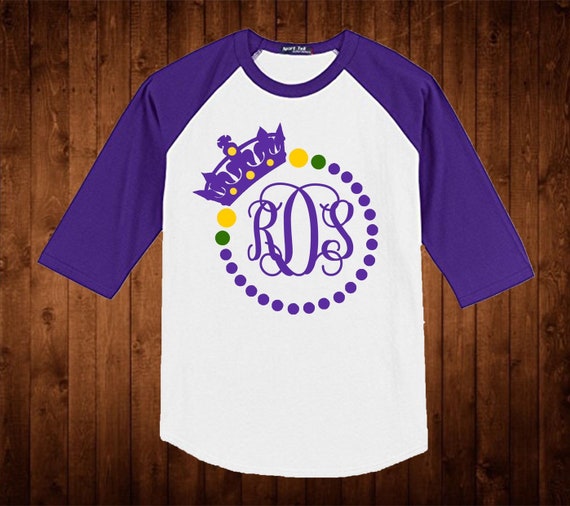 Monogram Shirt, Mardi Gras Shirt, Mardi Gras Parade, Fat Tuesday