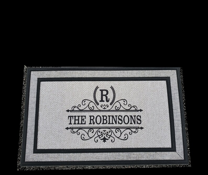 PERSONALIZED DOOR MAT / Custom Doormat / Front Door Mat/ Etsy