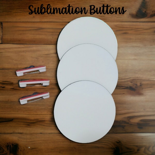 Sublimation Buttons